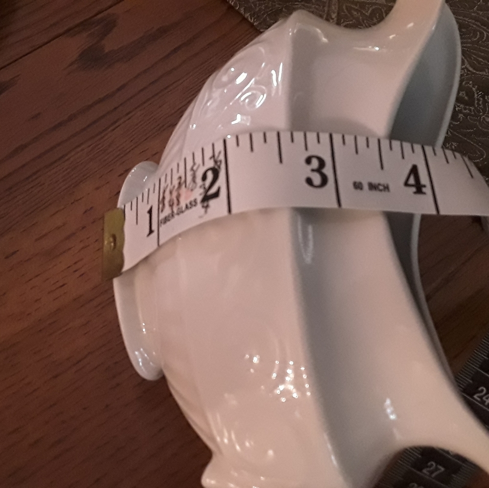 GIBSON EVERYDAY CHINA WHITE CLAREMONT GRAVY BOAT - Picture 8 of 8